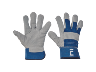 Kombinované rukavice Eider modré v.9