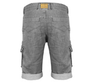 NW Nine Worths BOLT denim jeans bermudy ŠEDÉ