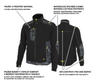 BNN PREDATOR Jacket black/grey bunda-3