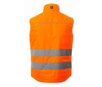 PAYPER TASK HiVis zateplená vesta Oranžová/Navy-1