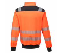 PW370 PW3 Mikina Hi-Vis ORANŽOVÁ-černá-1