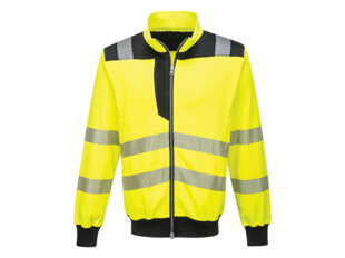 PW370 PW3 Mikina Hi-Vis ŽLUTÁ-černá