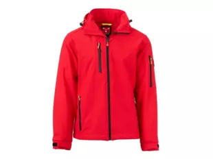 PAYPER CREEK softshell bunda-červená