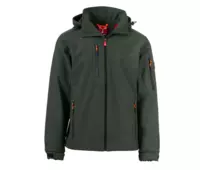 PAYPER CREEK softshell bunda-zelená-1