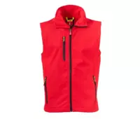 PAYPER CREEK VEST L.I.T. lehká softshellová vesta-červená