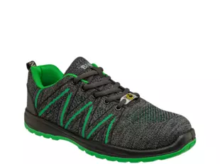 BNN KNITTER S1 ESD Green Low POLOB.textil Zelená