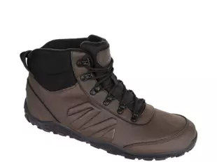 BNN Barefoot Black/brown Winter High kot.obuv hnědá