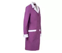 PAYPER WOOD LADY plášť dámský dlouhý rukáv-fialová-2