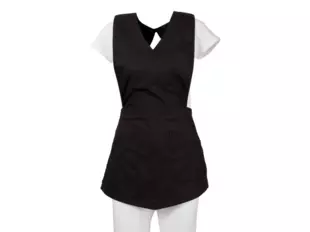 PAYPER ROSE LADY Dám. krátká zástěra s náprsenkou-černá