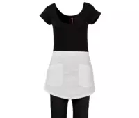 PAYPER IRIS LADY Dámská krátká zástěra-bílá