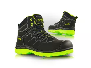 VM SALERNO 2690-O2 pracovní kotníková obuv černá/zelená