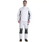 MAX ECO STRETCH softshell bunda bílá-4