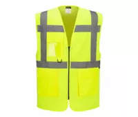 PW ES376 ES1 Essential Hi-Vis Mesh Executive vesta žlutá