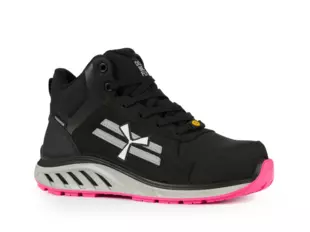 PAYPER X-MOON MID S3S ESD BLACK CRAB NEBULA kotník.obuv dámská