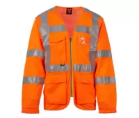 PAYPER LONG EXO MESH vesta s dlouhým rukávem oranžová