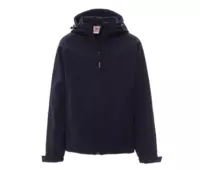 PAYPER GALE KIDS dětská softshell bunda kapuce modrá navy