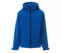 PAYPER GALE KIDS dětská softshell bunda kapuce modrá royal